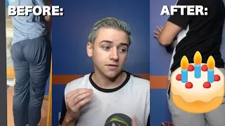 i tried doing 200 squats every day for 2 weeks 