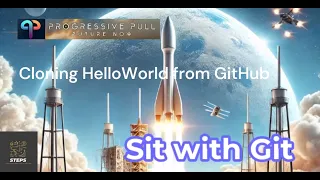 SIT WITH GIT - Cloning HelloWorld from GitHub git clone url