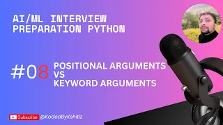 Day 8 Positional vs Keyword Arguments in Python ML Interview Prep - KodedByKshitiz