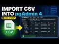 Import CSV File into PostgreSQL Using pgAdmin 4 Step by Step