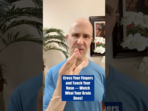 Cross Your Fingers and Touch Your Nose — Watch What Your Brain Does!  #drmandell #healing #brain