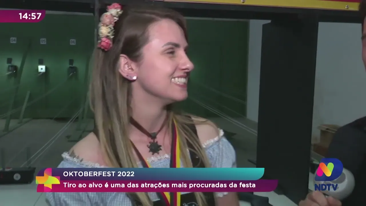 Oktoberfest 2022: tiro ao alvo é uma das atrações mais procuradas da festa