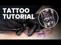 How to Tattoo Blackwork Illustration with Alex Underwood Tattoo Tutorial