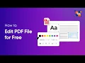How To Edit A PDF File for Free Without Limitation Best Free PDF Editor