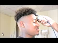 Curly High Top Bald Fade Barber Tutorial