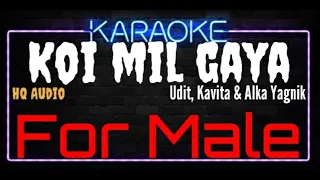 Download Karaoke Koi Mil Gaya For Male HQ Audio - Udit, Kavita \u0026 Alka Yagnik Ost. Kuch Kuch Hota Hai MP3