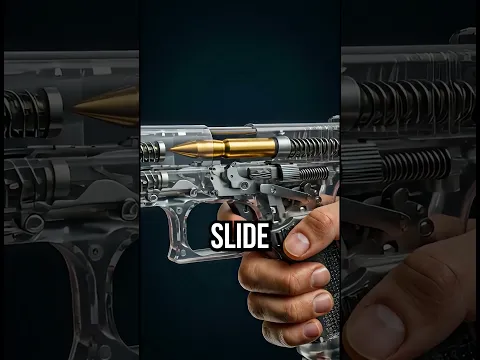 Ek Trigger Pull Mein Kya Hota Hai? 🔥 Bullet Ki Science in Slow Motion #shorts #shortvideo
