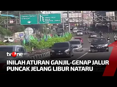 CATAT! Inilah Titik Ganjil-Genap Jalur Puncak Pada Libur Nataru
