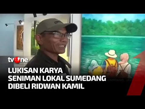 Ridwan Kamil Beli Lukisan Sungai Aare Seharga Rp10 Juta