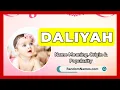 Daliyah - Baby Girl Name Meaning, Origin \u0026 Popularity - RandomNames.com