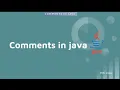 1 10 13 comments in java tutorial in TELUGU Part 1 - Part 2 link in description