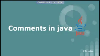 1 10 13 comments in java tutorial in TELUGU Part 1 - Part 2 link in description