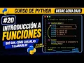 Funciones en Python Curso de Python desde Cero 2026