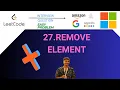 LeetCode Problem - 27 Remove Element