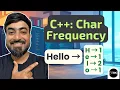 C Program - Frequency of Characters in a String