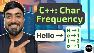 C Program - Frequency of Characters in a String