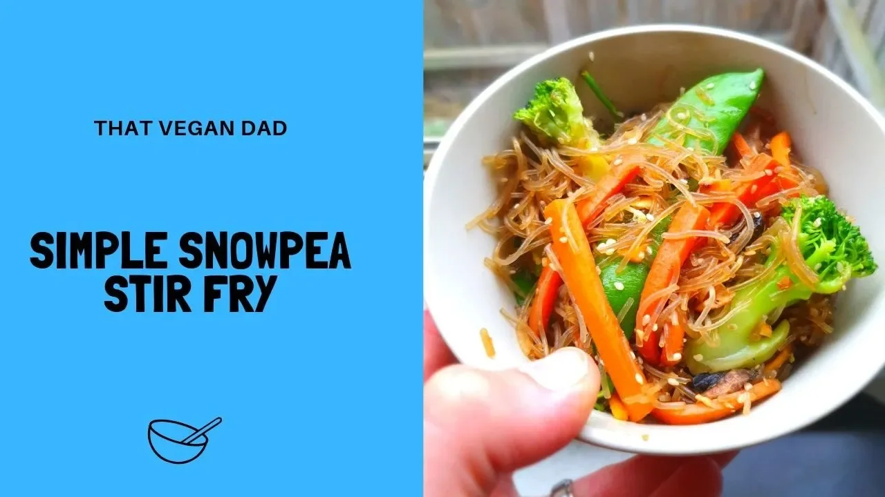 Simple Snow pea Stirfry