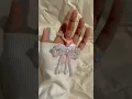 Bow keychain for girliesss