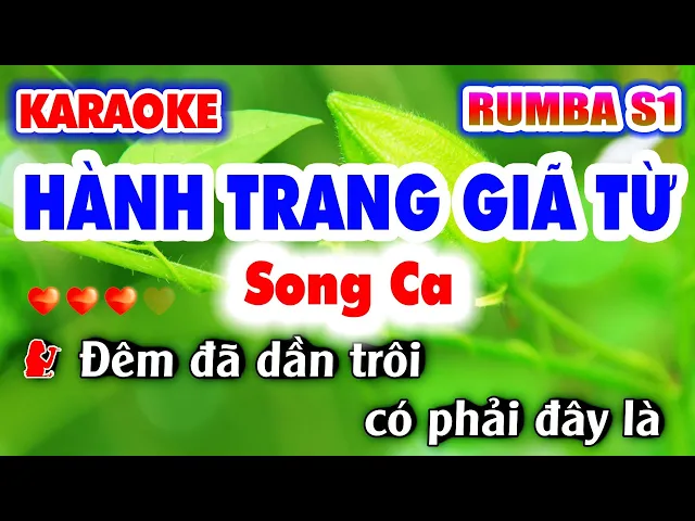Karaoke HÀNH TRANG GIÃ TỪ | Song Ca 9669 Mới Nhất | Karaoke Nhạc Sống 9669 KLA