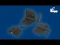 KIPP Hinges with locking lever
