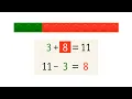 Unknown Numbers Missing Part Missing Addend Grade 1