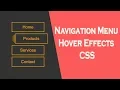 Navigation Menu Hover Effects css cool css effects Button hover effects css