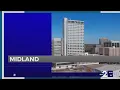 Two injured in early morning Midland crash