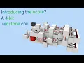 introducing the ocore2 1 the smallest redstone computer in minecraft