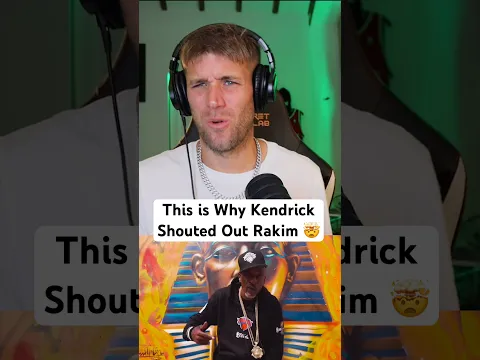 This is Why Kendrick Shouted Out Rakim 🤯