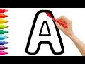 Download Lagu ABC Engels alfabet tekenen en kleuren | Leer alfabetlied voor kinderen #39
