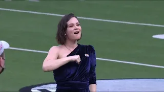 Sandra Mae Frank Deaf Actress Performs America the Beautiful American National Anthem in ASL