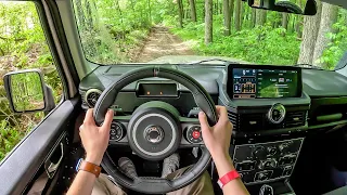 2024 ineos grenadier trialmaster pov off road drive binaural audio 