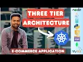 Deploy an E Commerce Three Tier application on AWS EKS 8 Services and 2 Databases