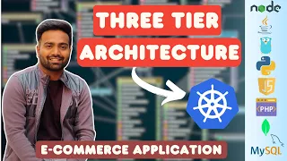 Deploy an E Commerce Three Tier application on AWS EKS 8 Services and 2 Databases