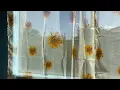 Wirhlly 2PCS Sunflower Curtains Kitchen Decor Yellow Sheer Curtains Review