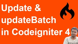 Data update updateBatch in codeigniter 4 update Bulk data in codeigniter 4 update multiple data