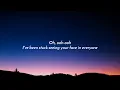 Tate McRae - go away (Lyrics)