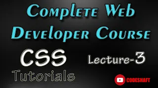 Internal CSS L-3 CSS Tutorials Web Developer Course for Beginners CodeShaft