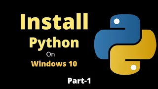 How to Install Python 3 9 2 on Windows 10 Part-1 Python Tutorial for Beginners