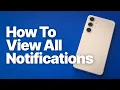 How to View Manage Notifications on Android Samsung Pixel OnePlus etc