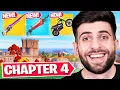 Fortnite CHAPTER 4 is HERE New Map Bikes New Weapons