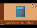 Illustrator Tutorial Make Simple Calculator Illustration Adobe Illustrator Beginner
