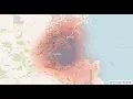 Test heatmap animation October 2019 daily average PM2 5