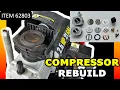Harbor Freight Air Compressor Rebuild Central Pneumatic 21-Gallon Fix Item 62803