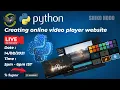 Create your own Online player Website using Python Django Python Django Tutorials