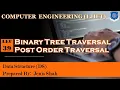 Lec - 39-Binary Tree Traversal