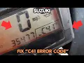 How To Fix Suzuki C41 Error Code
