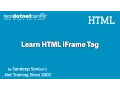 HTML Tutorial - HTML I frame Example and Tutorial