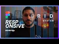 Perfect Responsive Grid Systems UI Design Figma Tutorial