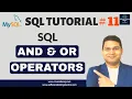 SQL Tutorial - SQL AND Operator SQL OR Operator SQL Operators